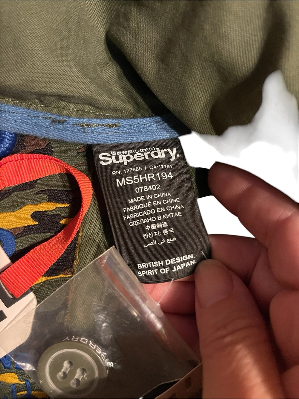 Superdry Men's Tactical Field Jacket - Olive Green NWT | Size Medium - Picture 14 of 14